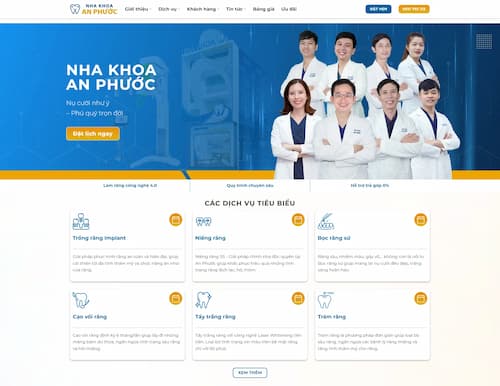 Website nha khoa