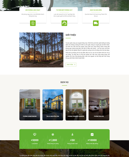 Mẫu website nội thất