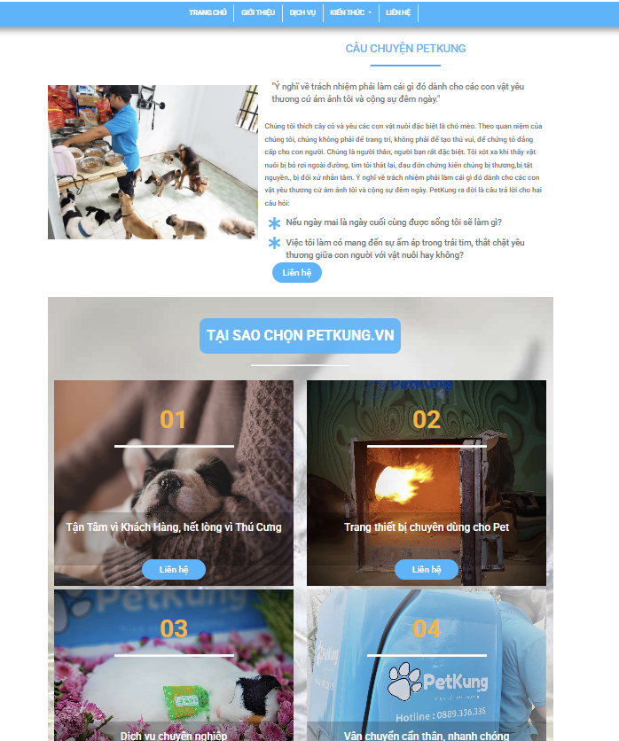 Mẫu website giáo dục